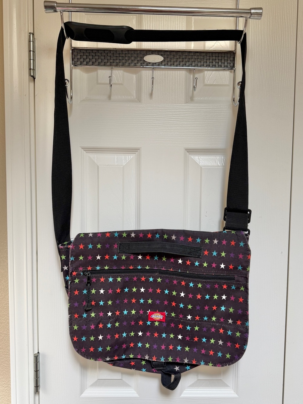 Dickies Crossbody Messenger Bag  Black/Stars